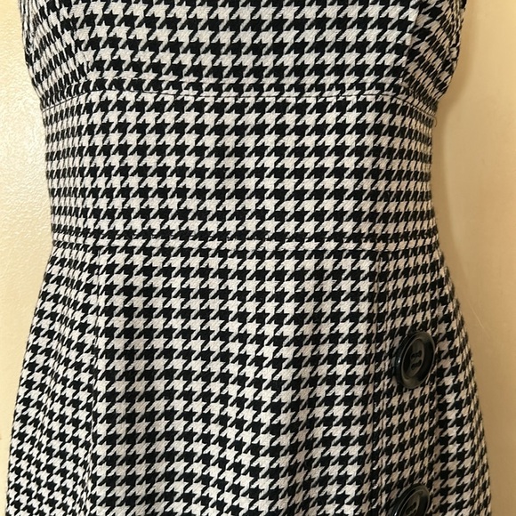 Talbots Petites Wool Houndstooth Sleeveless Dress Size 2P - Picture 3 of 13